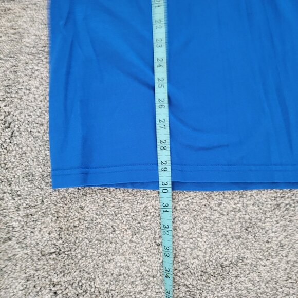 ***Kim Rogers Size 2X Beautiful Blue Short Sleeve Blouse*** - Picture 8 of 9